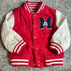 Baby Gap Kids Mickey Mouse Bomber Jacker 2T